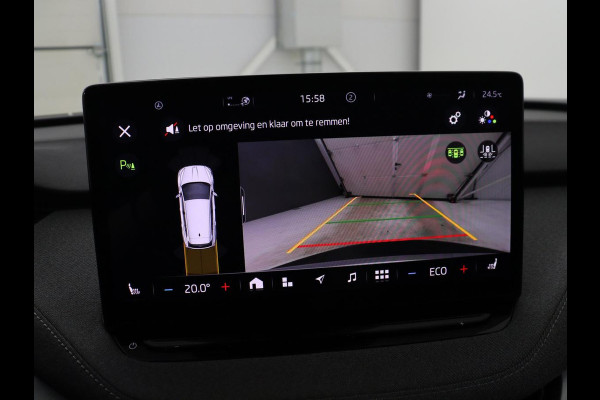 Škoda Enyaq iV 60 | SOH 92,4% | Panoramadak | Stoel/stuur verwarming | Half leder | Adaptive cruise | Carplay | Virtueel dashboard | Sfeerverlichting | Climate control | Camera | Park assist |