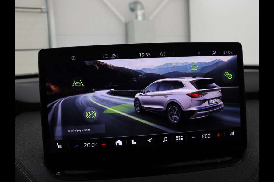 Škoda Enyaq iV 60 | SOH 92,4% | Panoramadak | Stoel/stuur verwarming | Half leder | Adaptive cruise | Carplay | Virtueel dashboard | Sfeerverlichting | Climate control | Camera | Park assist |