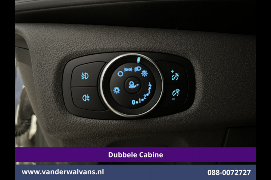 Ford Transit Custom 2.0 TDCI 131pk Automaat L2H1 Dubbele Cabine Euro6 Airco | 6-Zits | Camera | Navigatie | Apple Carplay Android Auto, Xenon, Cruisecontrol, Stoelverwarming, Verwarmde voorruit, Parkeersensoren, Achterklep