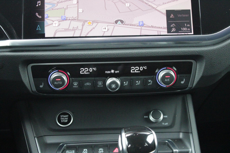 Audi Q3 Sportback 35 TFSI 150PK AUTOMAAT S EDITION | DRAADLOZE APPLE CARPLAY/ANDROID AUTO | ACHTERUITRIJ CAMERA | DODEHOEK DETECTIE | PARKEERSENSOREN VOOR + ACHTER | VIRTUAL COCKPIT | STOEL VERWARMING | ELEKTRISCH BEDIENBARE ACHTERKLEP | S-LINE INTERIEUR/EXTERIEUR | DAB+ RADIO | NAVIGATIE | VOLLEDIG LEDEREN BEKLEDING | DRAADLOZE TELEFOONLADER | KEYLESS ENTRY/START | CRUISE CONTROL | LED MATRIX KOPLAMPEN |