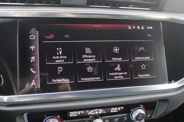 Audi Q3 Sportback 35 TFSI 150PK AUTOMAAT S EDITION | DRAADLOZE APPLE CARPLAY/ANDROID AUTO | ACHTERUITRIJ CAMERA | DODEHOEK DETECTIE | PARKEERSENSOREN VOOR + ACHTER | VIRTUAL COCKPIT | STOEL VERWARMING | ELEKTRISCH BEDIENBARE ACHTERKLEP | S-LINE INTERIEUR/EXTERIEUR | DAB+ RADIO | NAVIGATIE | VOLLEDIG LEDEREN BEKLEDING | DRAADLOZE TELEFOONLADER | KEYLESS ENTRY/START | CRUISE CONTROL | LED MATRIX KOPLAMPEN |