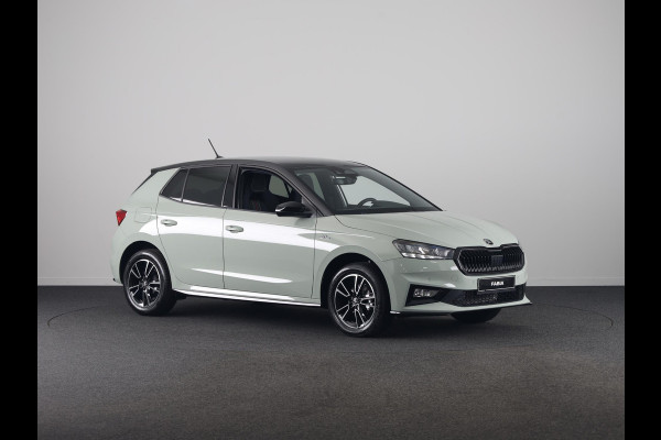 Škoda Fabia 1.0 TSI Monte Carlo | Timiano Green Black Magic | Travel Assist Pakket | Verwarmbare Voorstoelen | Hill Start Assist