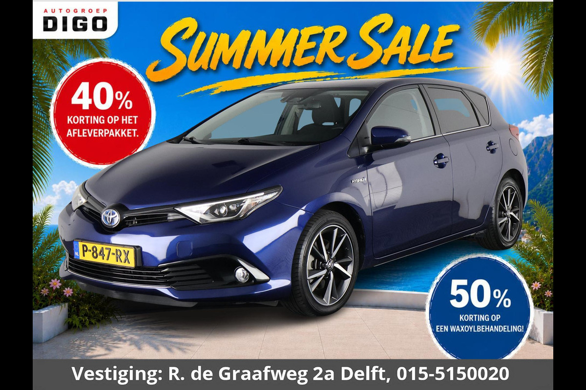 Toyota Auris 1.8 Hybrid Executive | Navigatie | Sportstoelen | Camera | Lichtmetalen velgen |