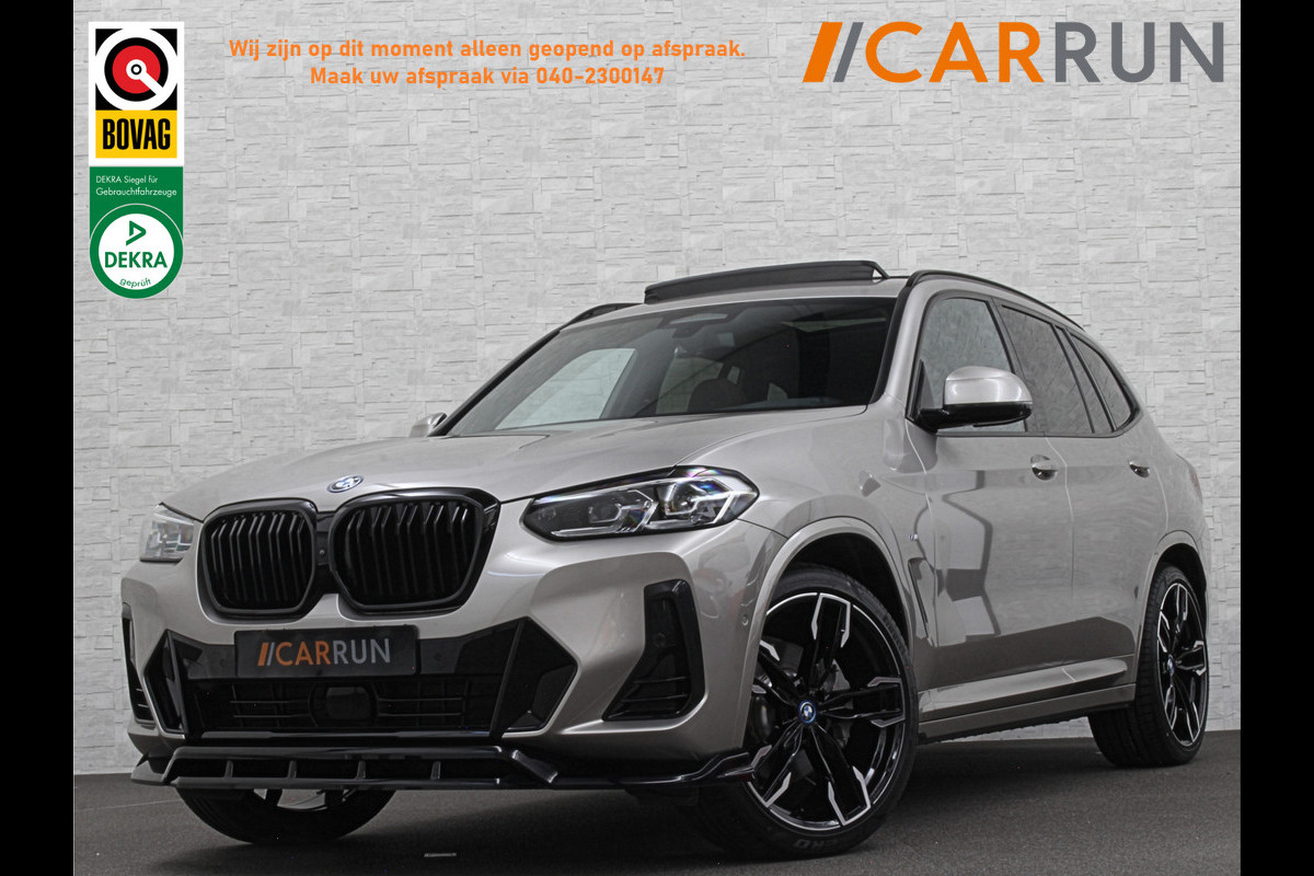 BMW iX3 M-Sport 80 kWh | Panorama | 360 Camera | ACC | Leder | 99% SOH | Head-Up | Keyless-Entry | Harman-Kardon | Memory | Dodehoek | 3-Zone Clima | Sfeerverlichting | Carplay | ISO-Glas | Draadloos Laden | Bovag Garantie |