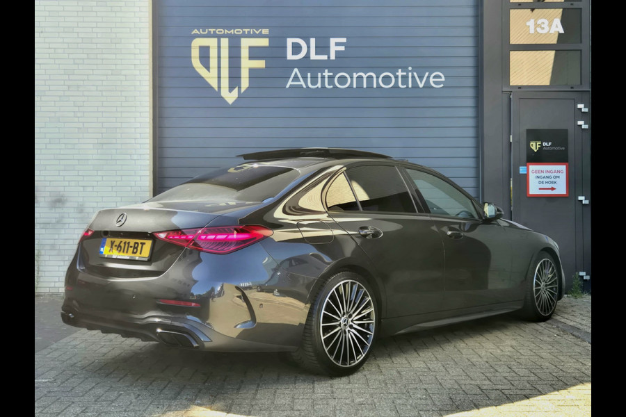 Mercedes-Benz C-Klasse 180 AMG Line | Burmester | Wit leder | Pano