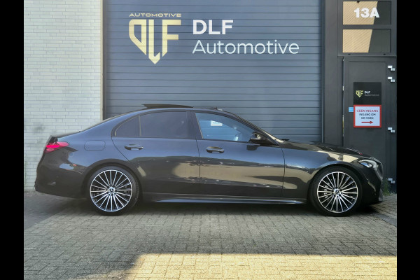 Mercedes-Benz C-Klasse 180 AMG Line | Burmester | Wit leder | Pano