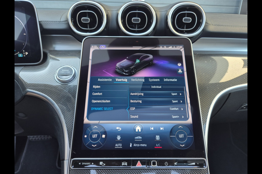 Mercedes-Benz C-Klasse 180 AMG Line | Burmester | Wit leder | Pano