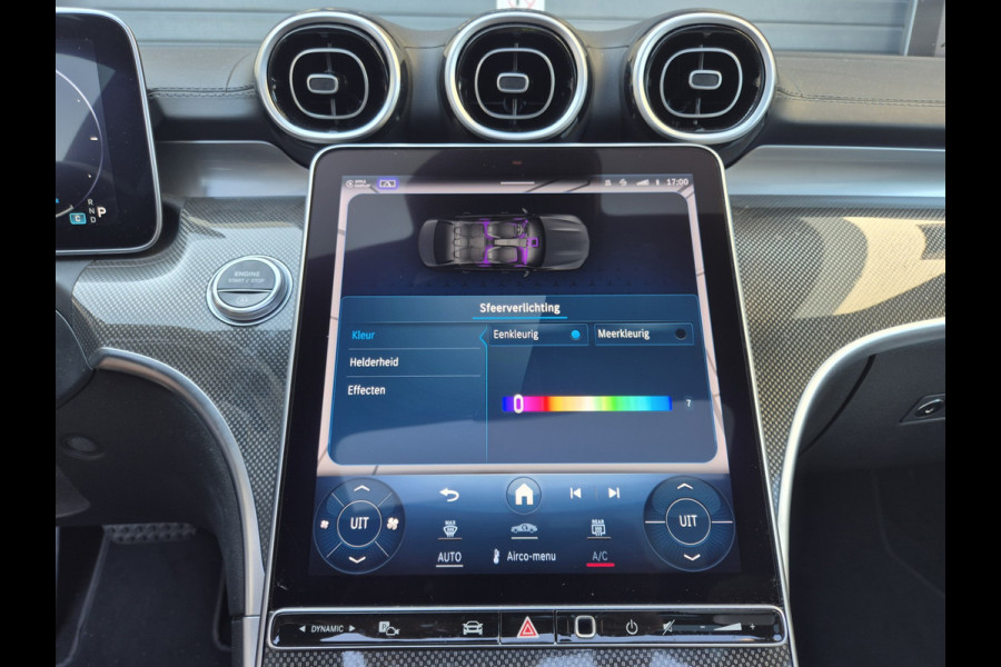 Mercedes-Benz C-Klasse 180 AMG Line | Burmester | Wit leder | Pano