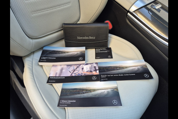 Mercedes-Benz C-Klasse 180 AMG Line | Burmester | Wit leder | Pano