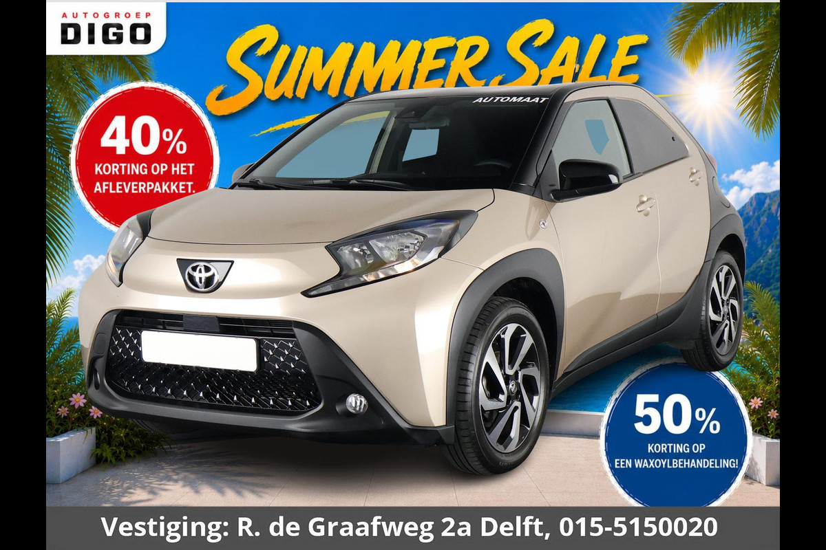 Toyota Aygo X 1.0 VVT-i S-CVT Pulse Automaat | Stoelverwarming | Apple Carplay & AndroidAUTO | Camera | Privacy Glass |
