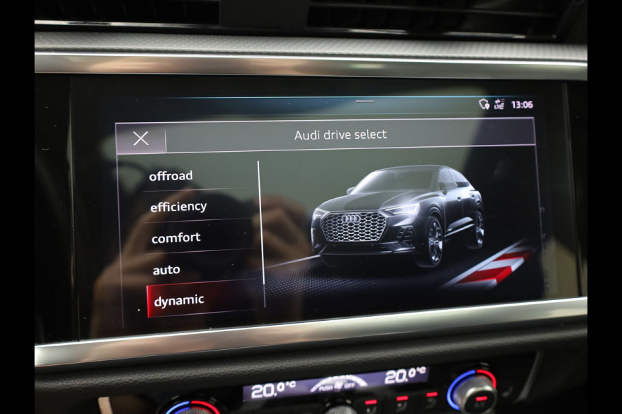 Audi Q3 Sportback 40 TFSI quattro S Edition | Panodak | Trekhaak wegkl. | 20'' | 360 Camera | Elk. A-klep | Prijs Rijklaar!!