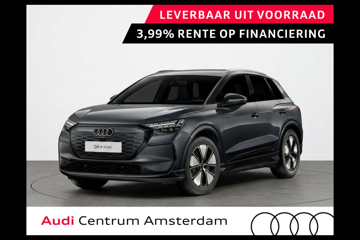 Audi Q4 e-tron Advanced edition 63 kWh 204 pk | Techniekpakket plus | Privacy glas | Lichtpakket plus ambient light | Trekhaak |