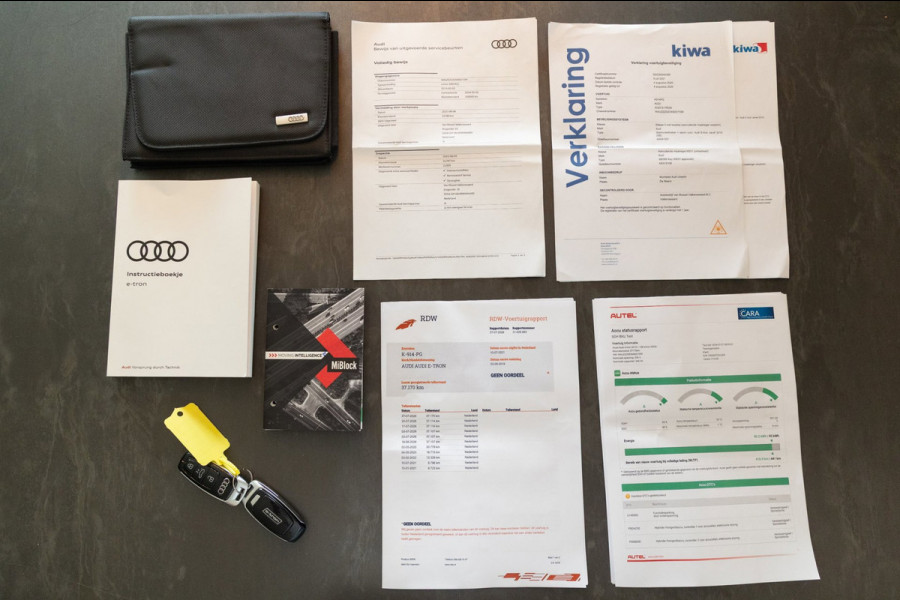 Audi e-tron E-tron 55 quattro advanced Pro Line Plus 95 kWh Soh 95% I Siambiege I Luchtvering I Stoelkoeling & verwarming I B&O