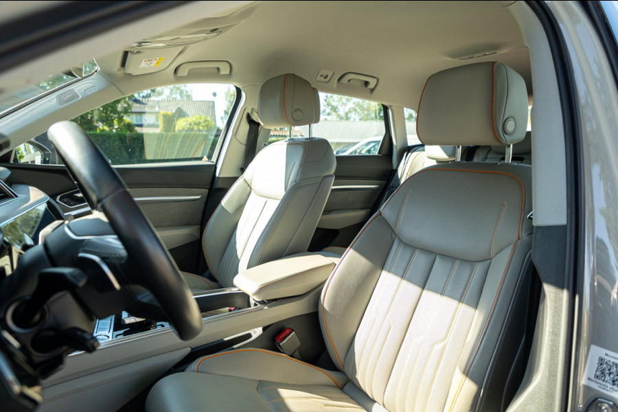 Audi e-tron E-tron 55 quattro advanced Pro Line Plus 95 kWh Soh 95% I Siambiege I Luchtvering I Stoelkoeling & verwarming I B&O