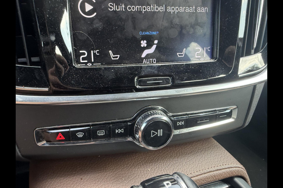 Volvo S90 2.0 D4 Momentum+ | Navigatie | Lederen Bekleding | Trekhaak | Elektrische Achterklep | Stoelverwarming |
