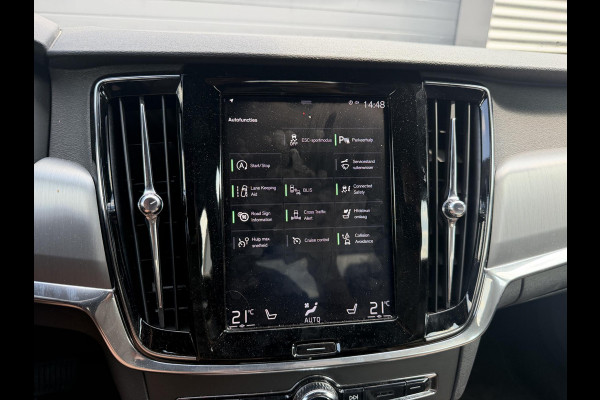 Volvo S90 2.0 D4 Momentum+ | Navigatie | Lederen Bekleding | Trekhaak | Elektrische Achterklep | Stoelverwarming |