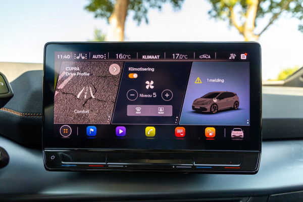 CUPRA Born Copper Edition One 62 kWh Soh 89% I Panoramadak I Adaptive Cruise I 360 Camera I CarPlay I Android I NL Auto I NAP