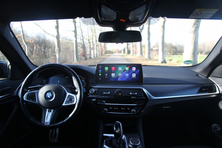 BMW 5 Serie 530e M Sport |HIFI|Stuurver|Drivingass|CarbonZwart|