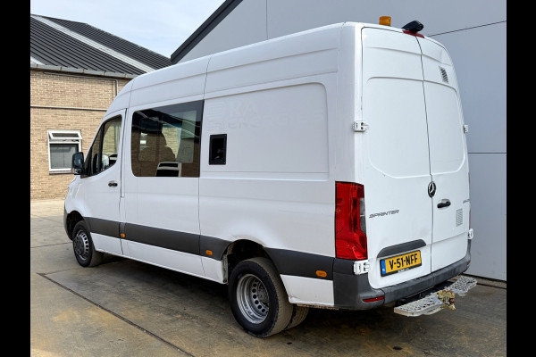 Mercedes-Benz Sprinter 514 2.2 CDI L2H2 Dubbele Cabine DoKa Mixto Dubbellucht Brandstoftank Climate Control Cruise Control Carplay Trekhaak Camera
