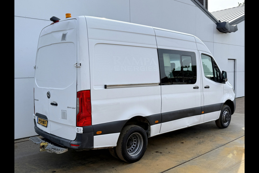 Mercedes-Benz Sprinter 514 2.2 CDI L2H2 Dubbele Cabine DoKa Mixto Dubbellucht Brandstoftank Climate Control Cruise Control Carplay Trekhaak Camera