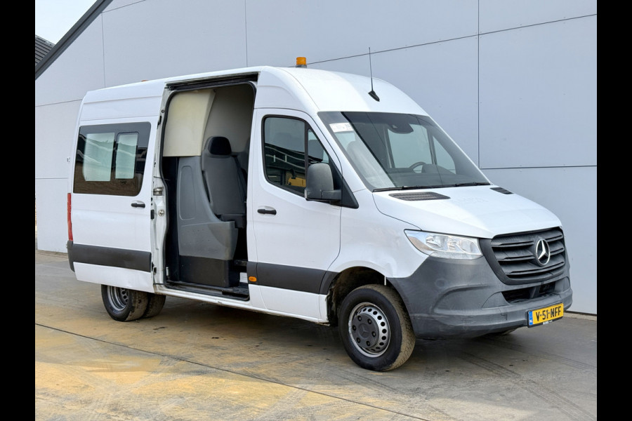 Mercedes-Benz Sprinter 514 2.2 CDI L2H2 Dubbele Cabine DoKa Mixto Dubbellucht Brandstoftank Climate Control Cruise Control Carplay Trekhaak Camera