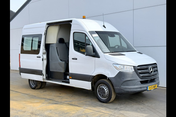 Mercedes-Benz Sprinter 514 2.2 CDI L2H2 Dubbele Cabine DoKa Mixto Dubbellucht Brandstoftank Climate Control Cruise Control Carplay Trekhaak Camera