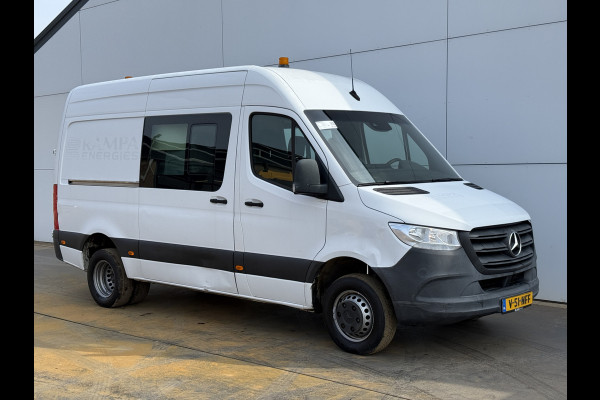 Mercedes-Benz Sprinter 514 2.2 CDI L2H2 Dubbele Cabine DoKa Mixto Dubbellucht Brandstoftank Climate Control Cruise Control Carplay Trekhaak Camera