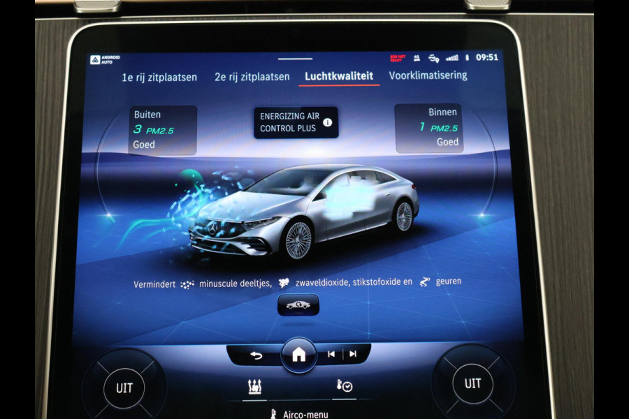 Mercedes-Benz EQS 450+ AMG LINE 108 kWh SOH 99% GARANTIE 2032* 1e EIG. NL AUTO. PANORAMA DAK . 360 GRADEN CAMERA .