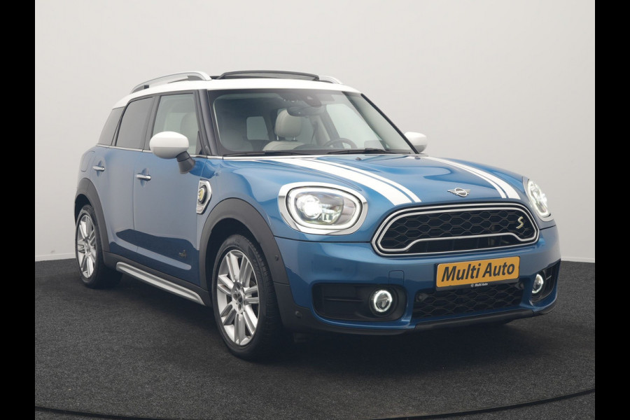 MINI Countryman 1.5 Cooper S E ALL4 Chili PHEV 220pk Dealer O.H. | Panodak | Head Up | Adaptive Cruise | Camera | Lederen Sportstoelen Verwarmd | Keyless | Sfeerverlichting | Apple Carplay | Plug In Hybrid |