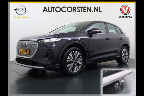 Audi Q4 e-tron 40 Launch Edition Advanced 82kWh Trekhaak Sportstoelen+Verwarmd Apple Carplay Android Auto Navi Ecc Pdc Elek.Achterklep Matrix Led Cruise Control Lmv 19" Isofix DAB 1.000KG Trekgewicht 1e Eigenaar Origineel Nederlandse Auto