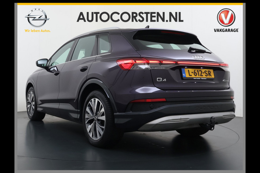 Audi Q4 e-tron 40 Launch Edition Advanced 82kWh Trekhaak Sportstoelen+Verwarmd Apple Carplay Android Auto Navi Ecc Pdc Elek.Achterklep Matrix Led Cruise Control Lmv 19" Isofix DAB 1.000KG Trekgewicht 1e Eigenaar Origineel Nederlandse Auto