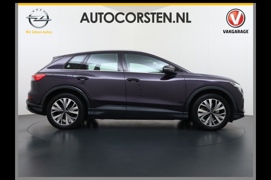 Audi Q4 e-tron 40 Launch Edition Advanced 82kWh Trekhaak Sportstoelen+Verwarmd Apple Carplay Android Auto Navi Ecc Pdc Elek.Achterklep Matrix Led Cruise Control Lmv 19" Isofix DAB 1.000KG Trekgewicht 1e Eigenaar Origineel Nederlandse Auto