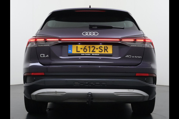 Audi Q4 e-tron 40 Launch Edition Advanced 82kWh Trekhaak Sportstoelen+Verwarmd Apple Carplay Android Auto Navi Ecc Pdc Elek.Achterklep Matrix Led Cruise Control Lmv 19" Isofix DAB 1.000KG Trekgewicht 1e Eigenaar Origineel Nederlandse Auto