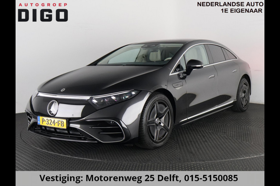Mercedes-Benz EQS 450+ AMG LINE 108 kWh SOH 99% GARANTIE 2032* 1e EIG. NL AUTO. PANORAMA DAK . 360 GRADEN CAMERA .
