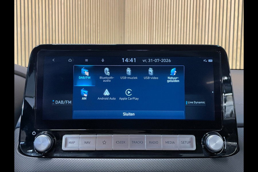 Hyundai Kona EV 64 kWh|FACELIFT MODEL|100% SOH|3-FASE|DIGITAL COCKPIT|CAMERA|CARPLAY|KRELL AUDIO|NAP|NL-AUTO|1e EIGENAAR|INCL.BTW|