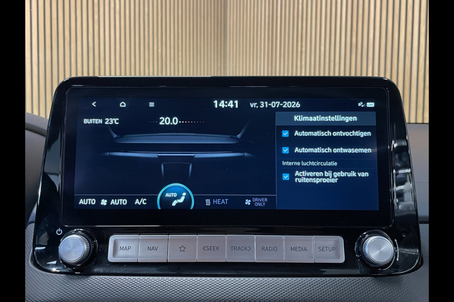 Hyundai Kona EV 64 kWh|FACELIFT MODEL|100% SOH|3-FASE|DIGITAL COCKPIT|CAMERA|CARPLAY|KRELL AUDIO|NAP|NL-AUTO|1e EIGENAAR|INCL.BTW|
