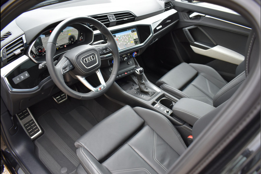 Audi Q3 Sportback 45 TFSI e S-Line 245 Pk Pano Vol Leder Matrix ACC Keyless 360 Camera Sfeer 20 Inch