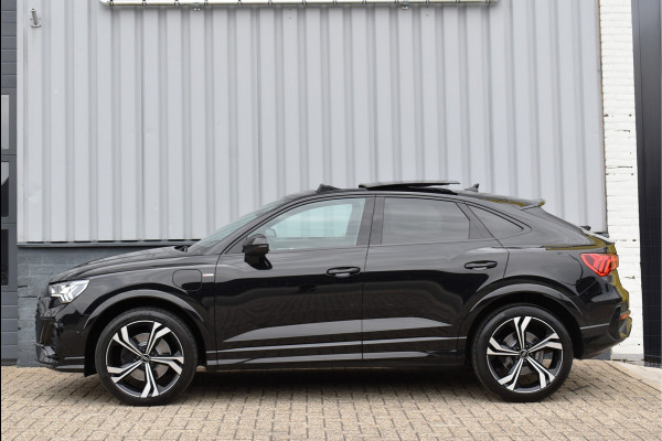 Audi Q3 Sportback 45 TFSI e S-Line 245 Pk Pano Vol Leder Matrix ACC Keyless 360 Camera Sfeer 20 Inch