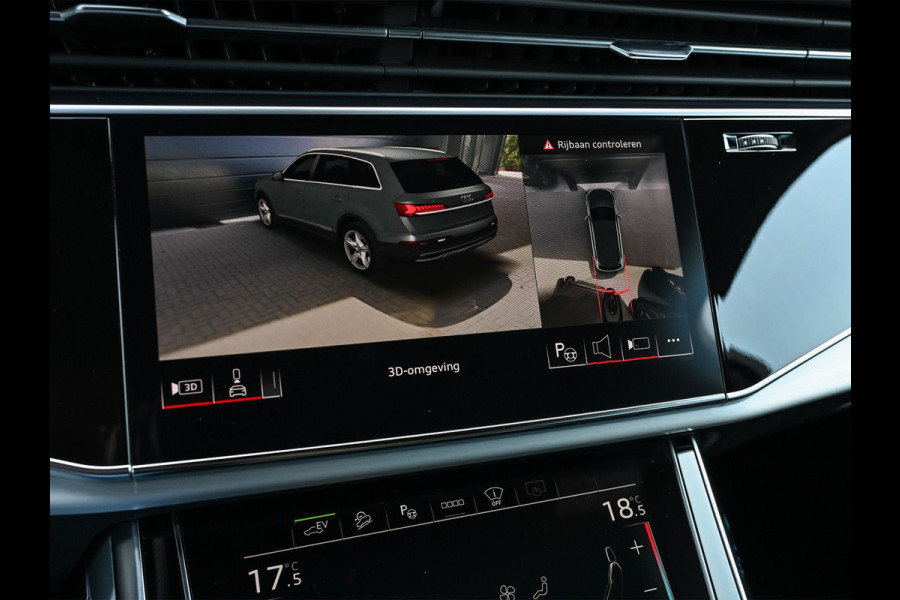 Audi Q7 55 TFSI e quattro Pro Line Advanced | Luchtvering | 360 Camera | HUD | Bose | Memory Seats | Adaptieve Cruise | Ambiance Verlichting | Stoel + Stuurverwarming | Matrix-Led |