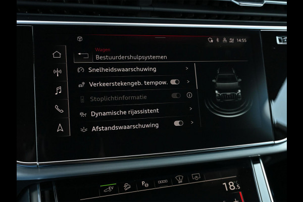 Audi Q7 55 TFSI e quattro Pro Line Advanced | Luchtvering | 360 Camera | HUD | Bose | Memory Seats | Adaptieve Cruise | Ambiance Verlichting | Stoel + Stuurverwarming | Matrix-Led |