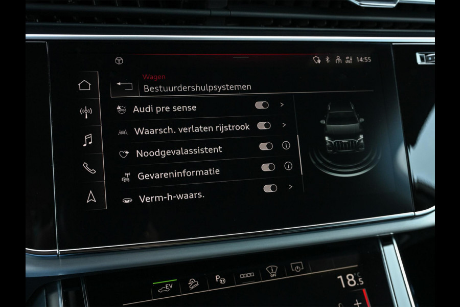 Audi Q7 55 TFSI e quattro Pro Line Advanced | Luchtvering | 360 Camera | HUD | Bose | Memory Seats | Adaptieve Cruise | Ambiance Verlichting | Stoel + Stuurverwarming | Matrix-Led |