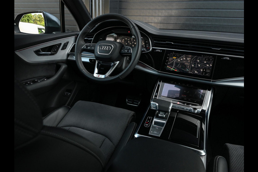 Audi Q7 55 TFSI e quattro Pro Line Advanced | Luchtvering | 360 Camera | HUD | Bose | Memory Seats | Adaptieve Cruise | Ambiance Verlichting | Stoel + Stuurverwarming | Matrix-Led |