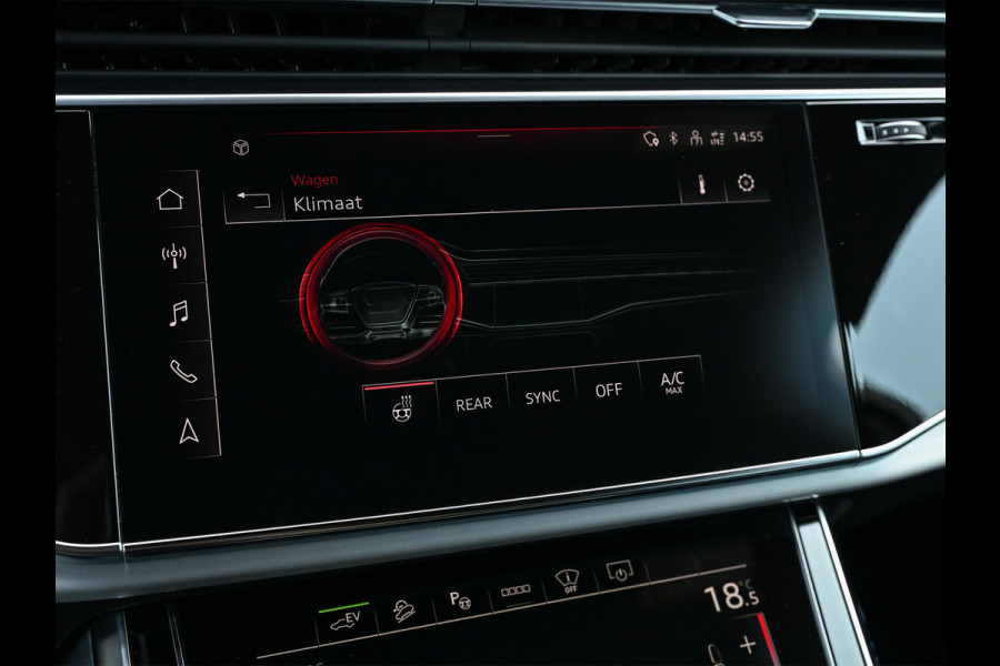 Audi Q7 55 TFSI e quattro Pro Line Advanced | Luchtvering | 360 Camera | HUD | Bose | Memory Seats | Adaptieve Cruise | Ambiance Verlichting | Stoel + Stuurverwarming | Matrix-Led |