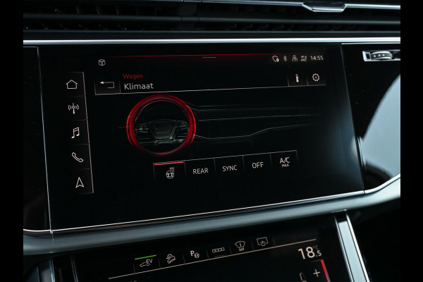 Audi Q7 55 TFSI e quattro Pro Line Advanced | Luchtvering | 360 Camera | HUD | Bose | Memory Seats | Adaptieve Cruise | Ambiance Verlichting | Stoel + Stuurverwarming | Matrix-Led |