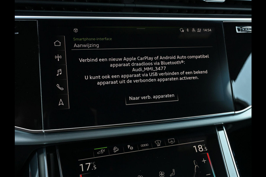Audi Q7 55 TFSI e quattro Pro Line Advanced | Luchtvering | 360 Camera | HUD | Bose | Memory Seats | Adaptieve Cruise | Ambiance Verlichting | Stoel + Stuurverwarming | Matrix-Led |