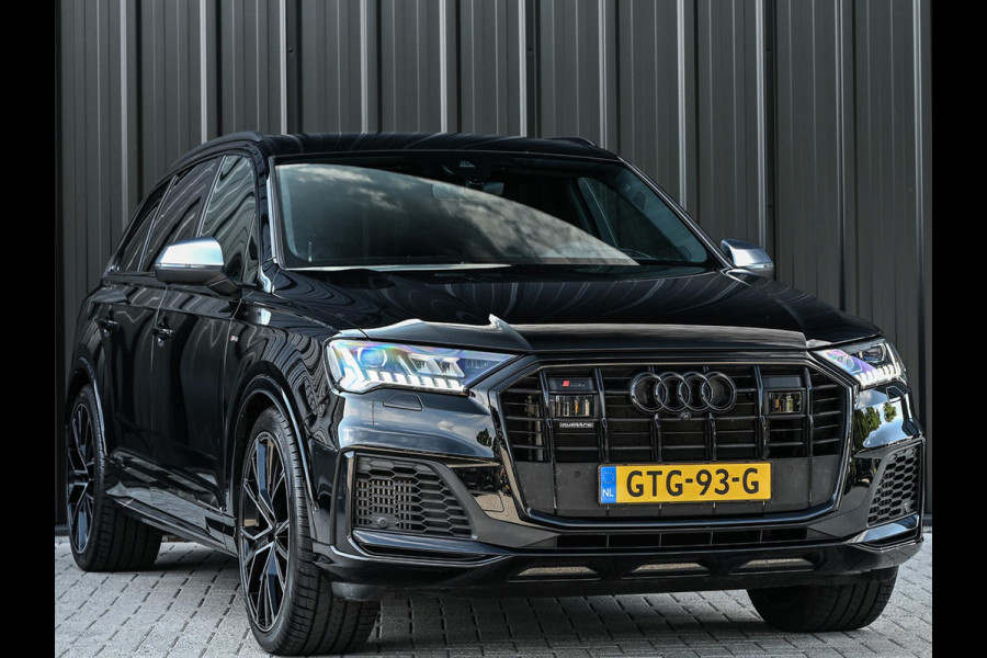 Audi Q7 55 TFSI e quattro Pro Line Advanced | Luchtvering | 360 Camera | HUD | Bose | Memory Seats | Adaptieve Cruise | Ambiance Verlichting | Stoel + Stuurverwarming | Matrix-Led |
