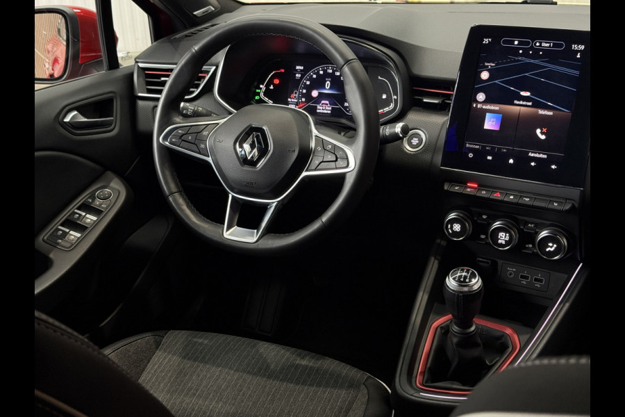 Renault Clio 1.0 TCe 100pk Edition One | Groot Navi | Bose | 17" | Camera | Stoel & Stuur verwarming | Carplay | 100 % Dealer onderhouden!