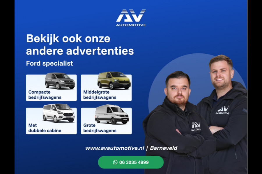 Ford Transit Custom 300 2.0 TDCI DC | Dubbel cabine | L+R Schuifdeur | Elek stoelen | CarPlay | Lederen bekleding | Navigatie | Stoelverwarming | Nieuwe APK | NAP Logisch
