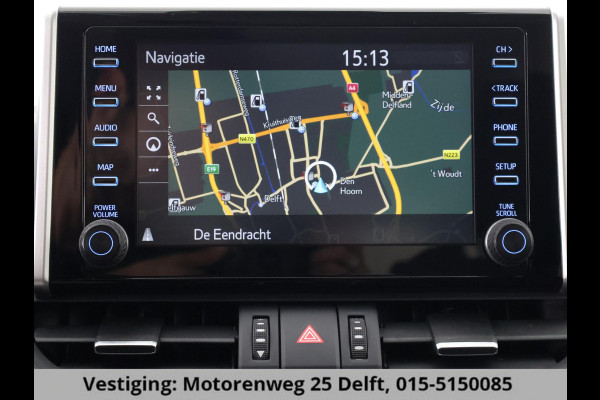 Toyota RAV4 2.5 HYBRID 4WD DYNAMIC PACK GARANTIE TOT 05-2031! SLECHTS 39.000 KM! 1650 KG TREKGEWICHT. STUUR & STOELVERWARMING . NAVIGATIE .PDC V & A .