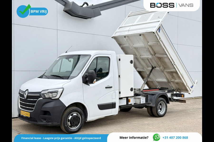 Renault Master 2.3 DCI 130PK Kipper Dubbellucht Kist 3,5t Trekhaak Airco Cruise Control Tipper Benne